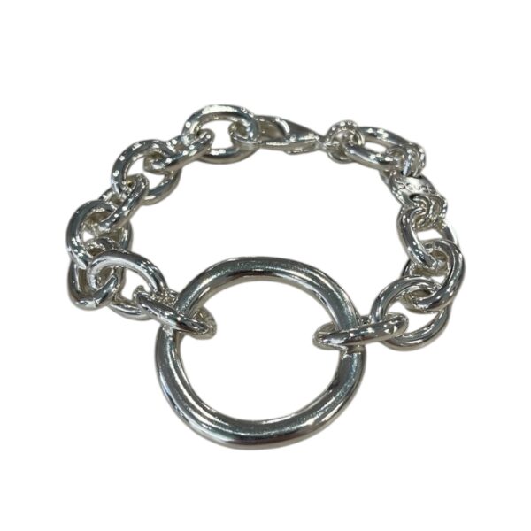 Bracelet cercle en plaqué argent Scudo