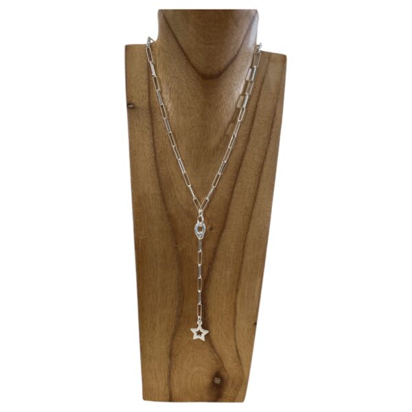 Collier étoile en plaqué argent Scudo